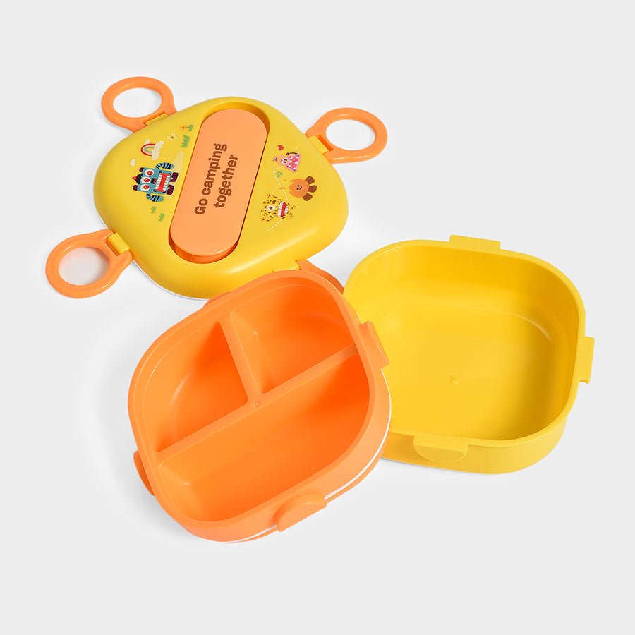 Bloom Food Fun Double Layer Lunch Box Yellow Lunch Box 3