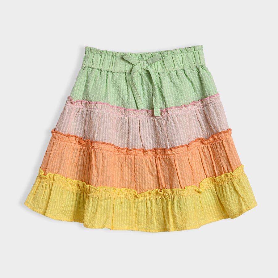 Bloom Multicolor Woven Top & Skirt Set Clothing Set 7