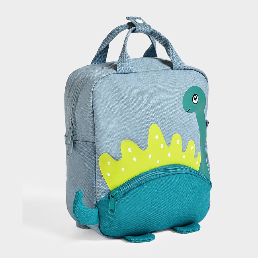 Dinomite Blue Woven Backpack for Kids School Bag 4