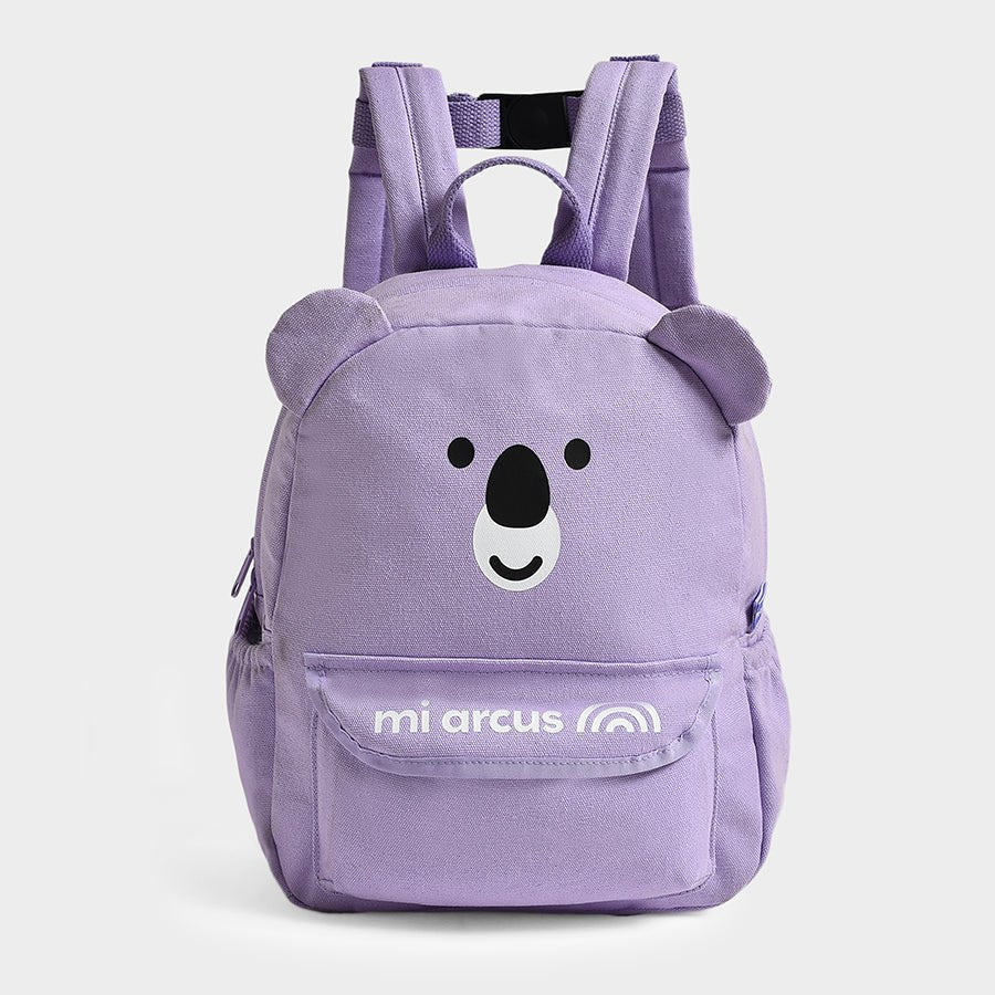 Koala Purple Woven Backpack for Kids School Bag 2