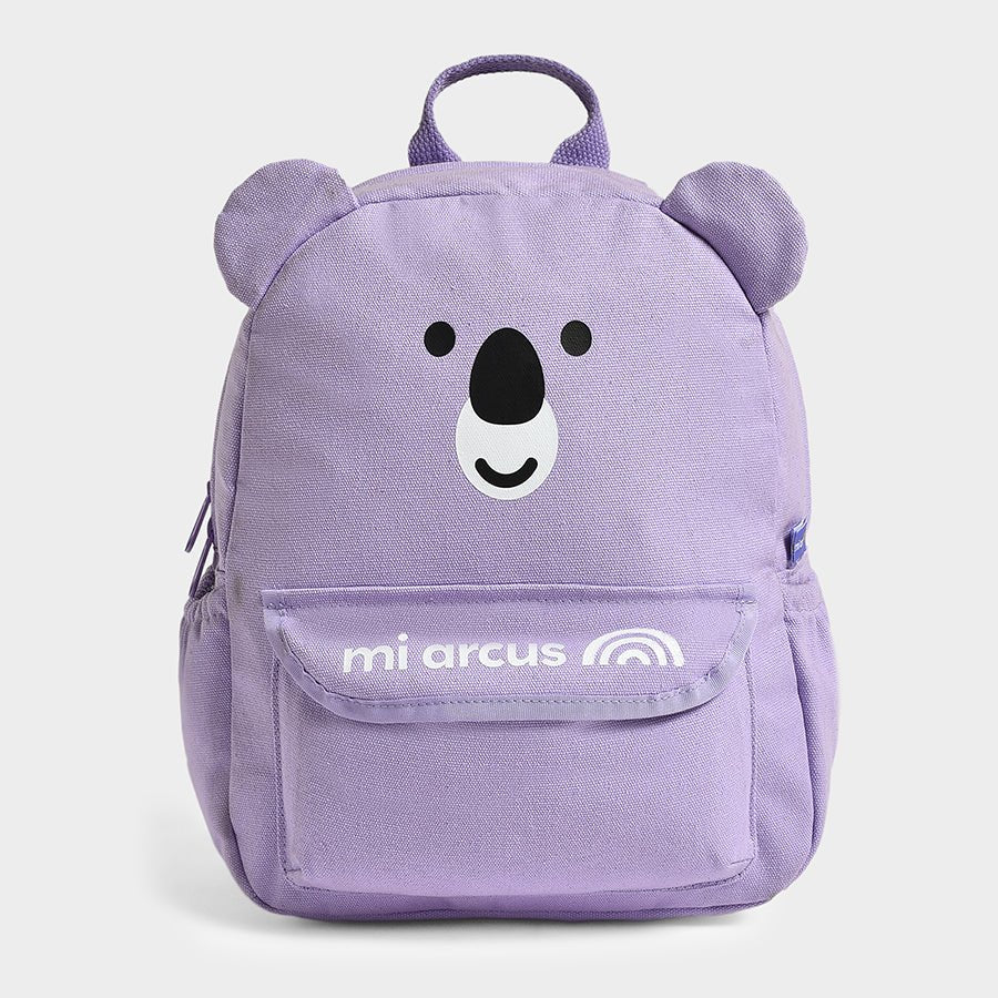 Koala Purple Woven Backpack for Kids School Bag 3