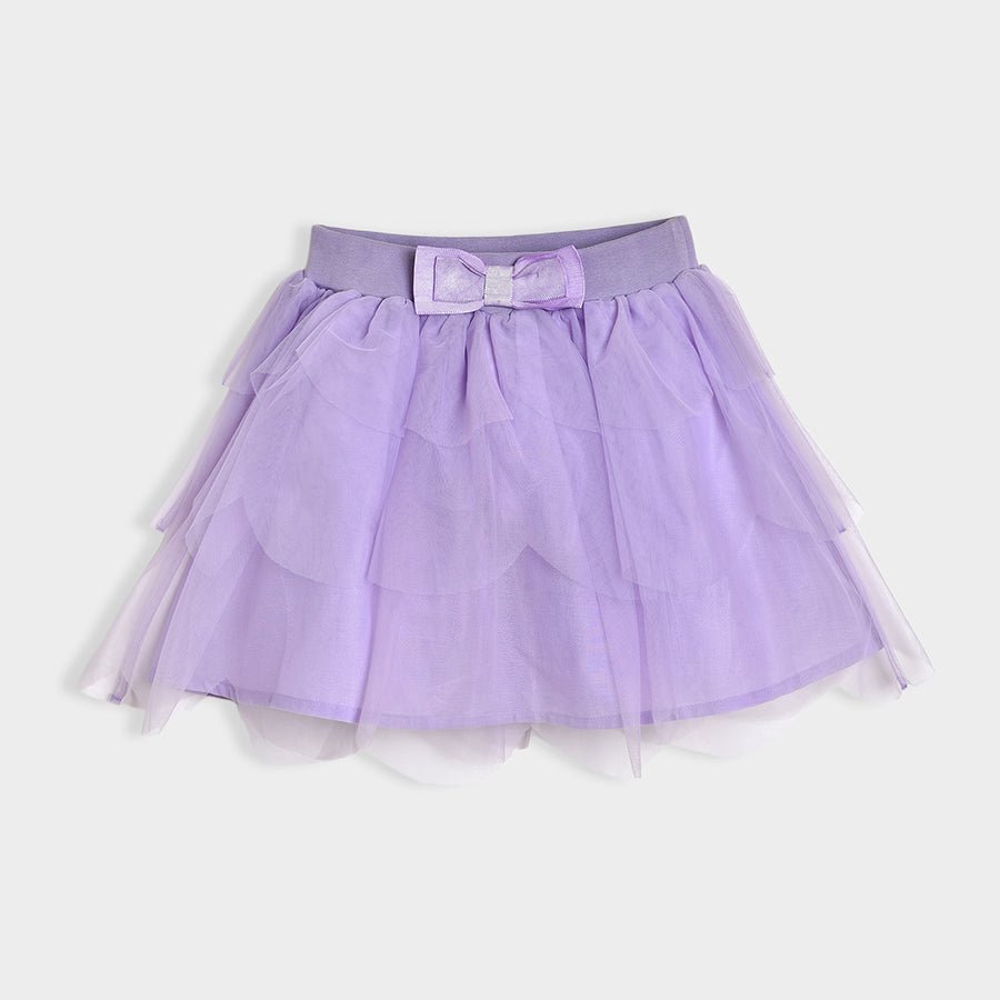 Luxe Solid Angel Skirt Purple Skirt 1