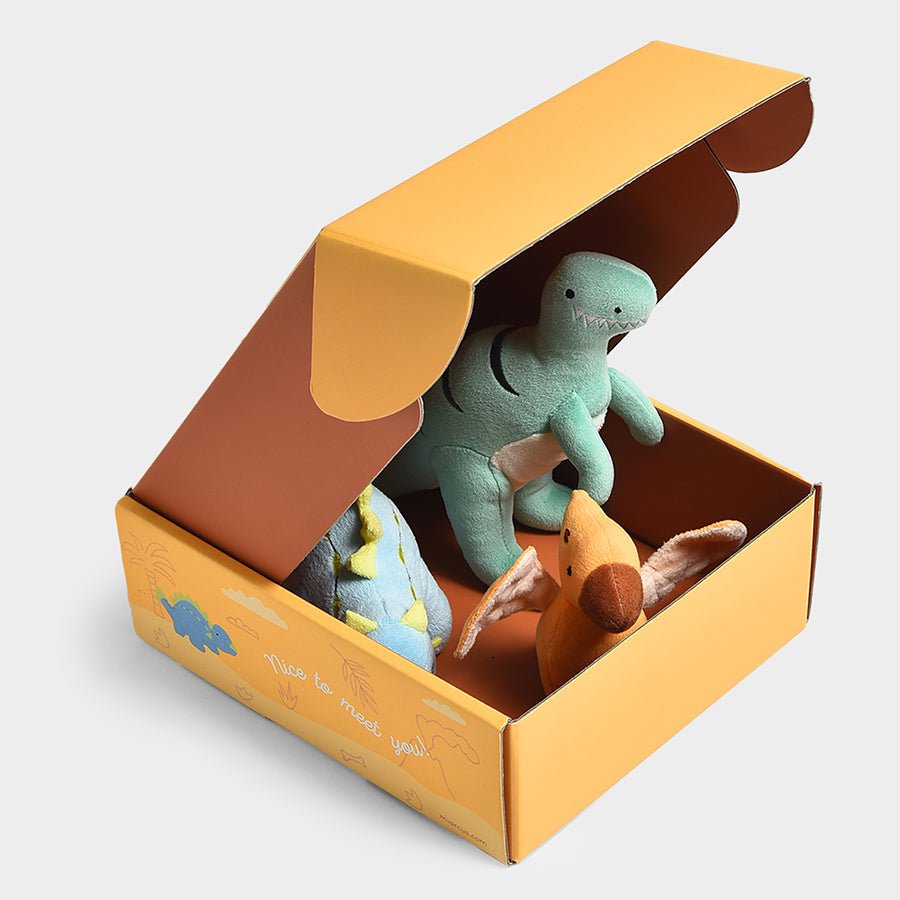 Playful Prehistoric Dinosaurs Gift Box Soft Toys 11