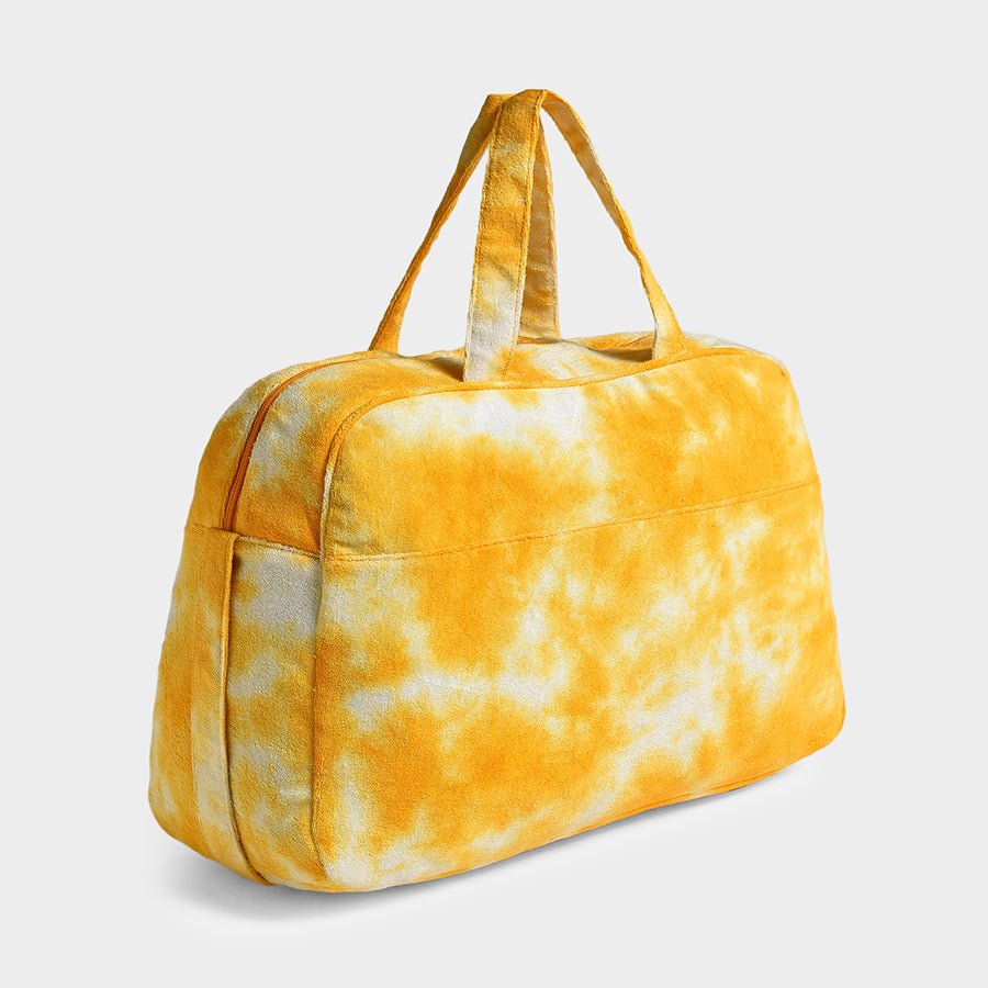 Playful Unisex Terry Diaper Bag Yellow 9