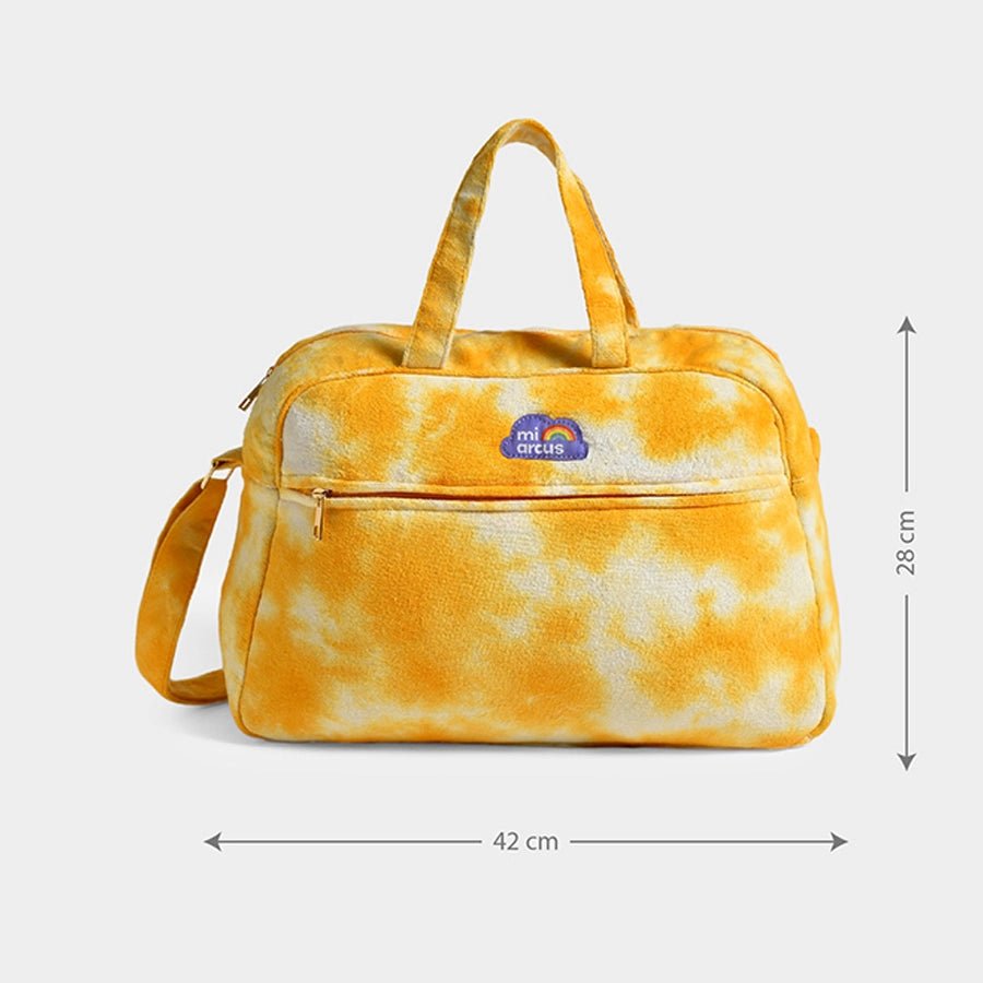 Playful Unisex Terry Diaper Bag Yellow 4