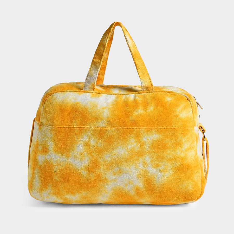 Playful Unisex Terry Diaper Bag Yellow 8