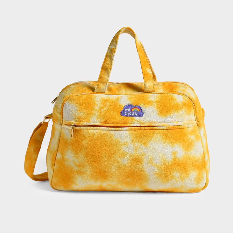 Playful Unisex Terry Diaper Bag Yellow 2