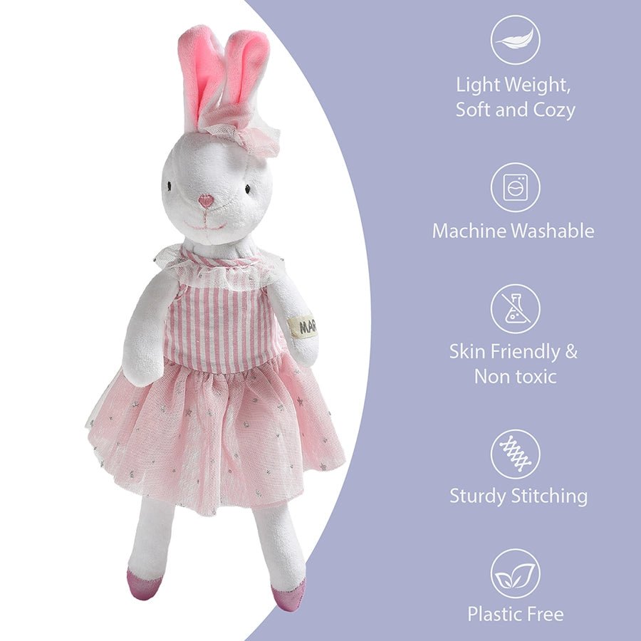 Sweet Spring March Doll Soft Toy Pink & White Soft Toys 14