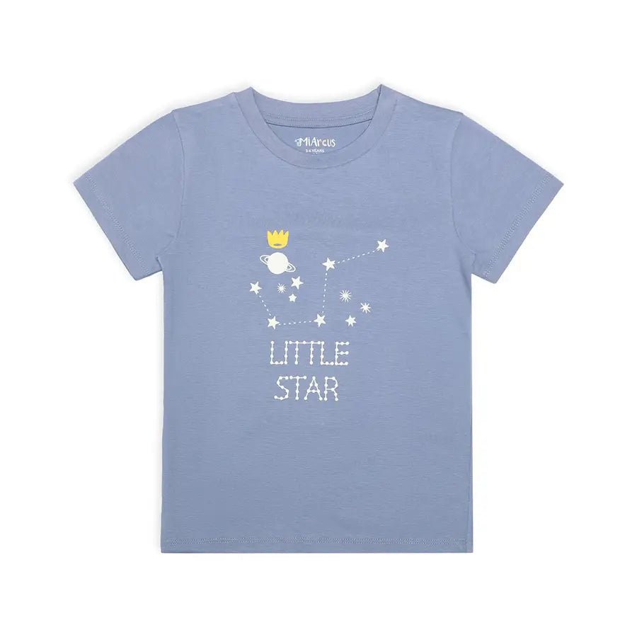 Baby Boy Glow In The Dark Galaxy Print T-shirt T-Shirt 1