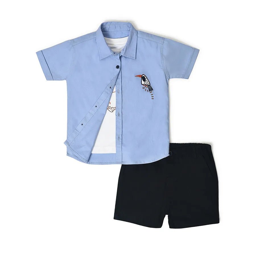 Baby Boy Shirt & Shorts Set Clothing Set 1