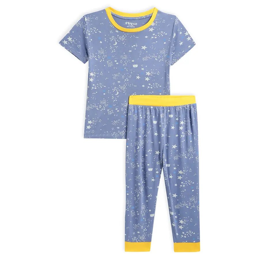 Baby Boy Star Print Slumber Set (Top & Pyjama) Clothing Set 1