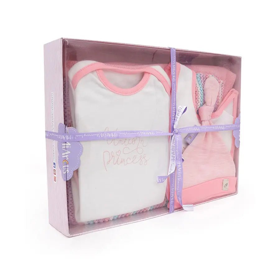 Baby Girl Pearl Knitted Gift Set- Unicorn Gift Set 2