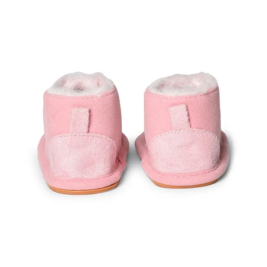 Cuddle Baby Girl Comfy Rabbit Fur Shoes Shoes 3