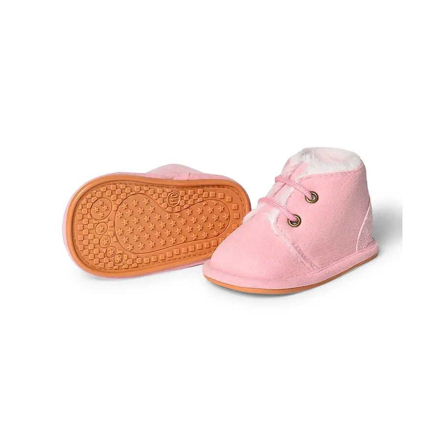 Cuddle Baby Girl Comfy Rabbit Fur Shoes Shoes 4