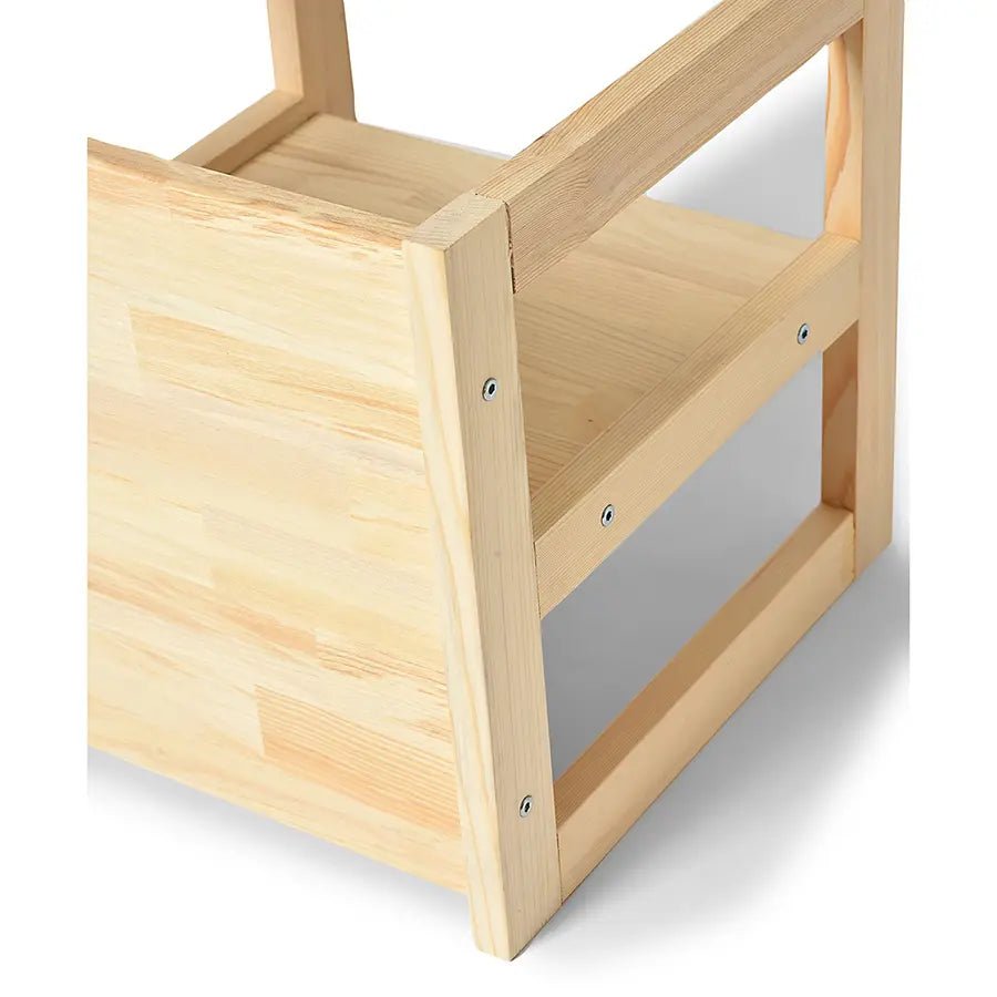 Cuddle Convertible Desk & Chair Natural Wood Baby Furniture 9