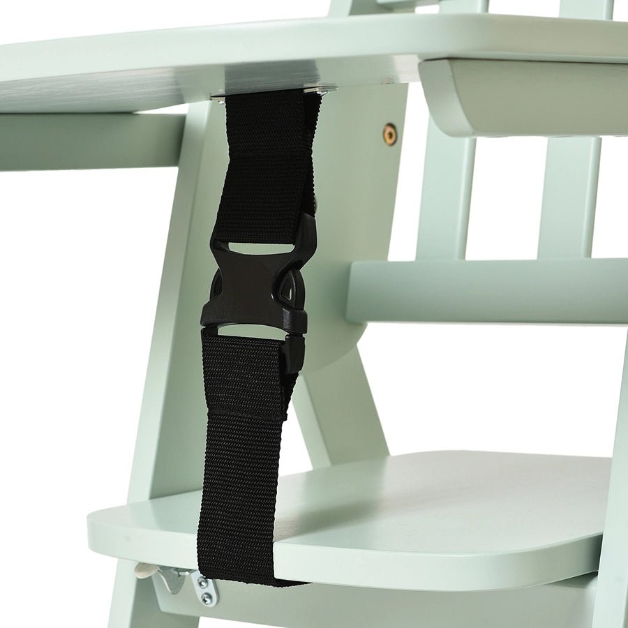 Cuddle Rubber Wood Green High Chair Baby Furniture 8