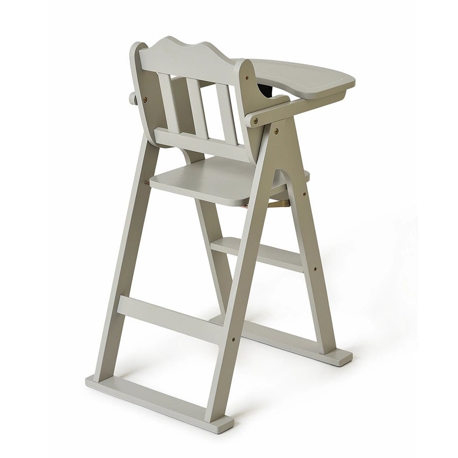 Cuddle Rubber Wood Grey High Chair Baby Furniture 2