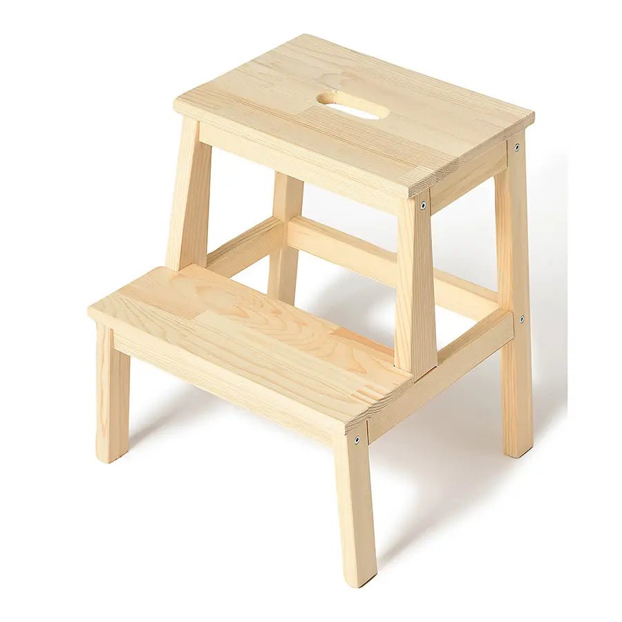 Cuddle Step Stool Natural Wood Baby Furniture 1