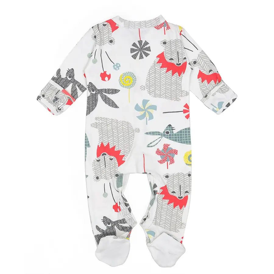 Cuddle Unisex knitted Comfy Sleep Suit with Booties Sleepsuit 2