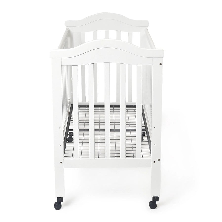 Cuddle White Rubber Wood Cot Baby Furniture 6