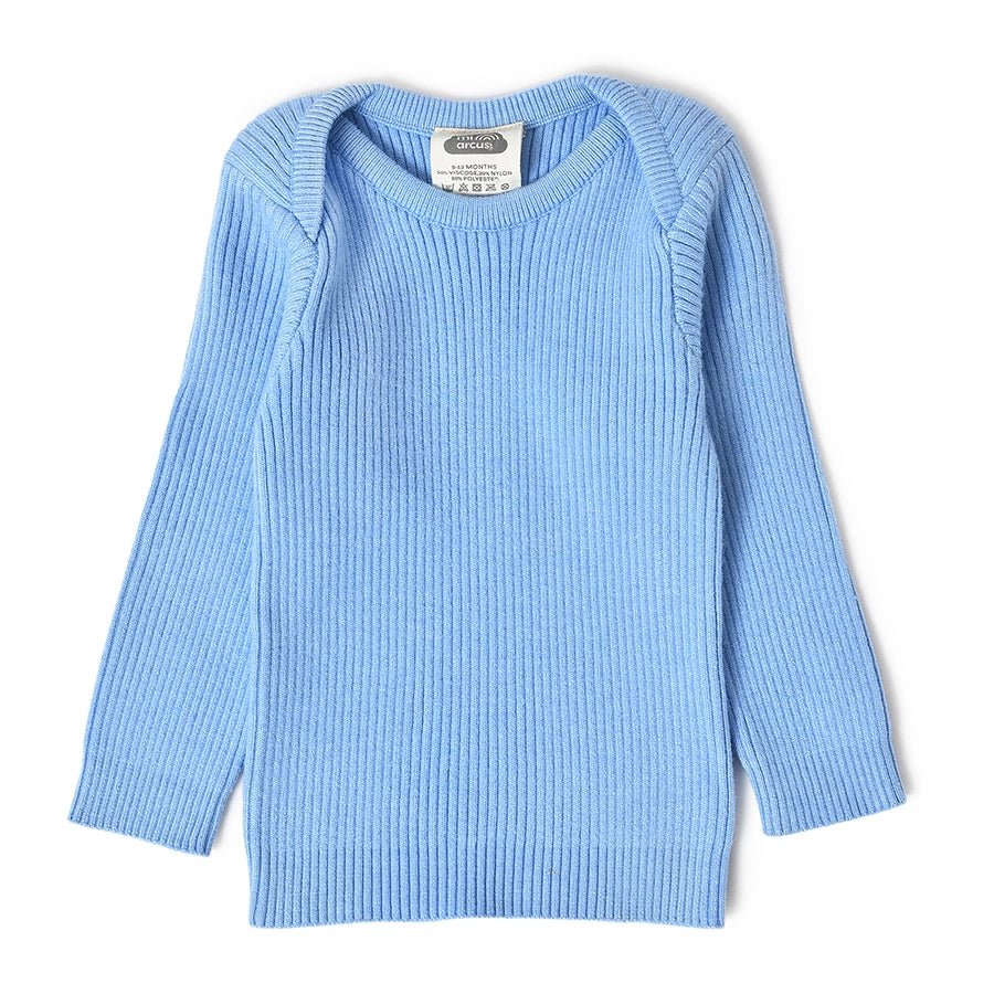 Misty Full Sleeve Knitted Thermal Top for Babies Thermal Top 1