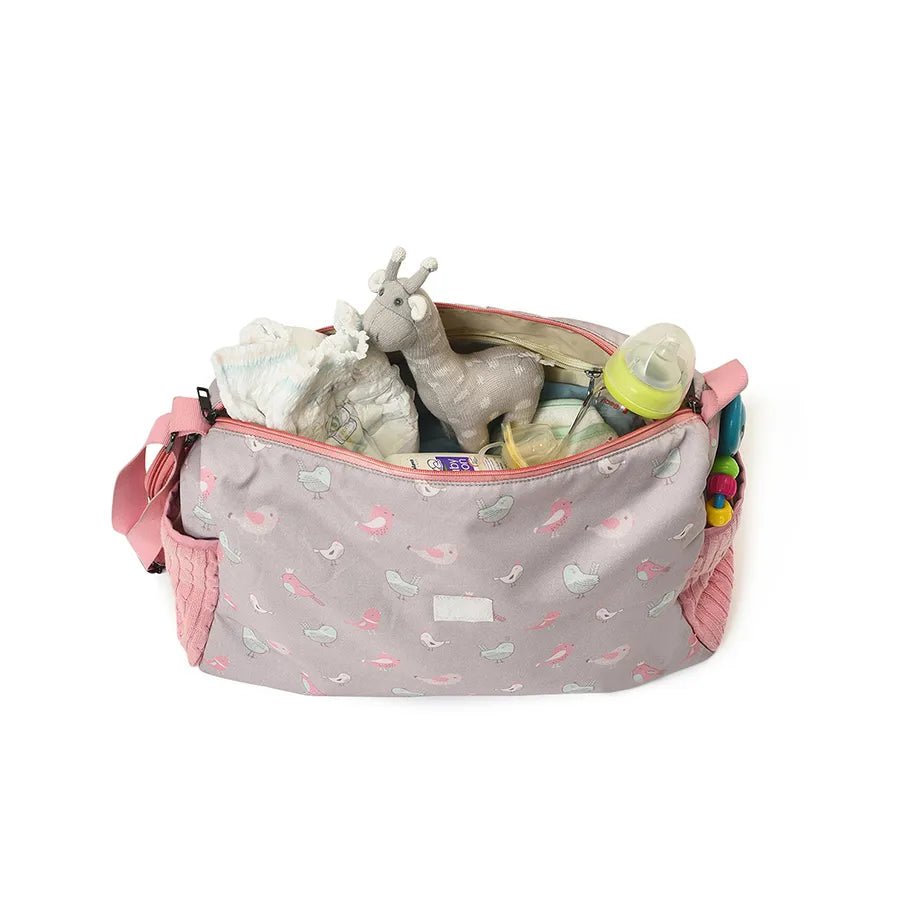 Peony Knitted Diaper Bag- Sweet Spring Diaper Bag 12