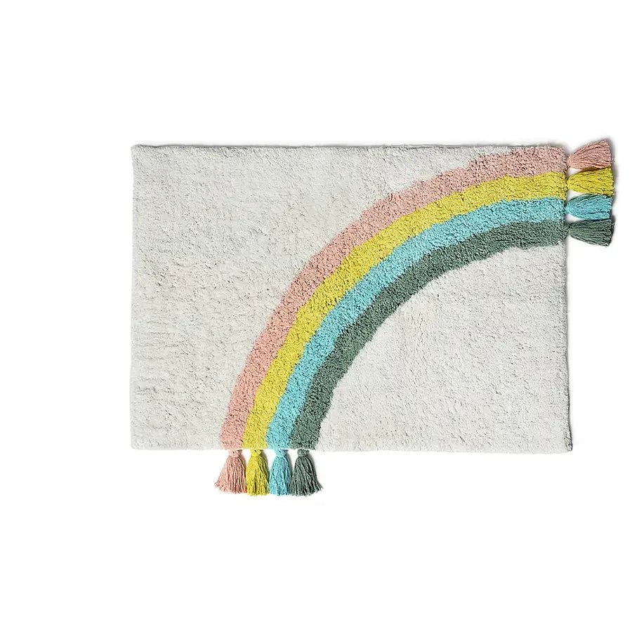 Rainbow Knitted Bath Mat - Arcus Bath Mat 1