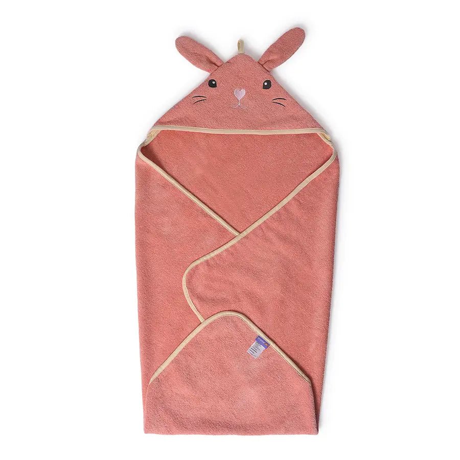 Sweet Spring Hooded Towel with Bunny Face Hooded Towel 1