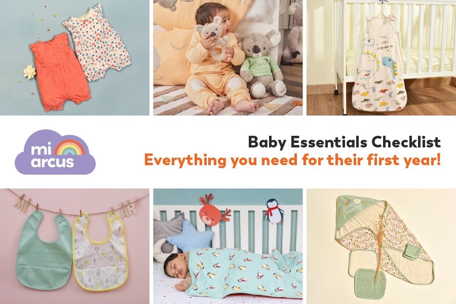 Baby Essentials Checklist: Everything you need for their first year! - Mi Arcus