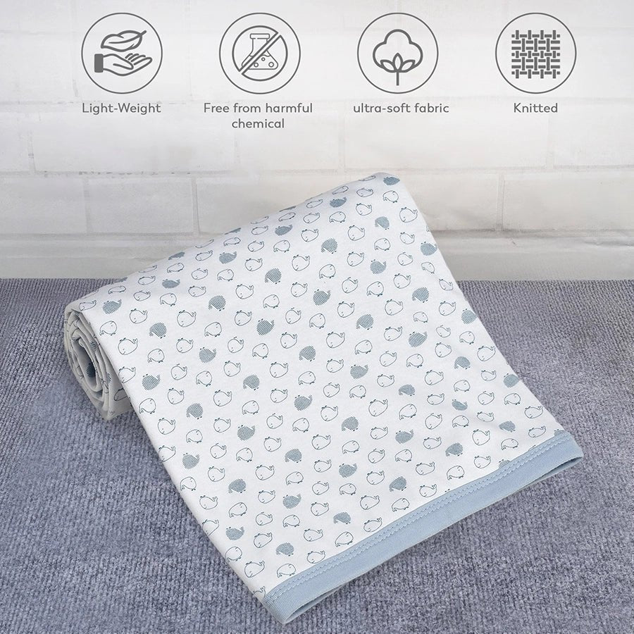 1Pk 100% Cotton Interlock Blanket Blanket 4