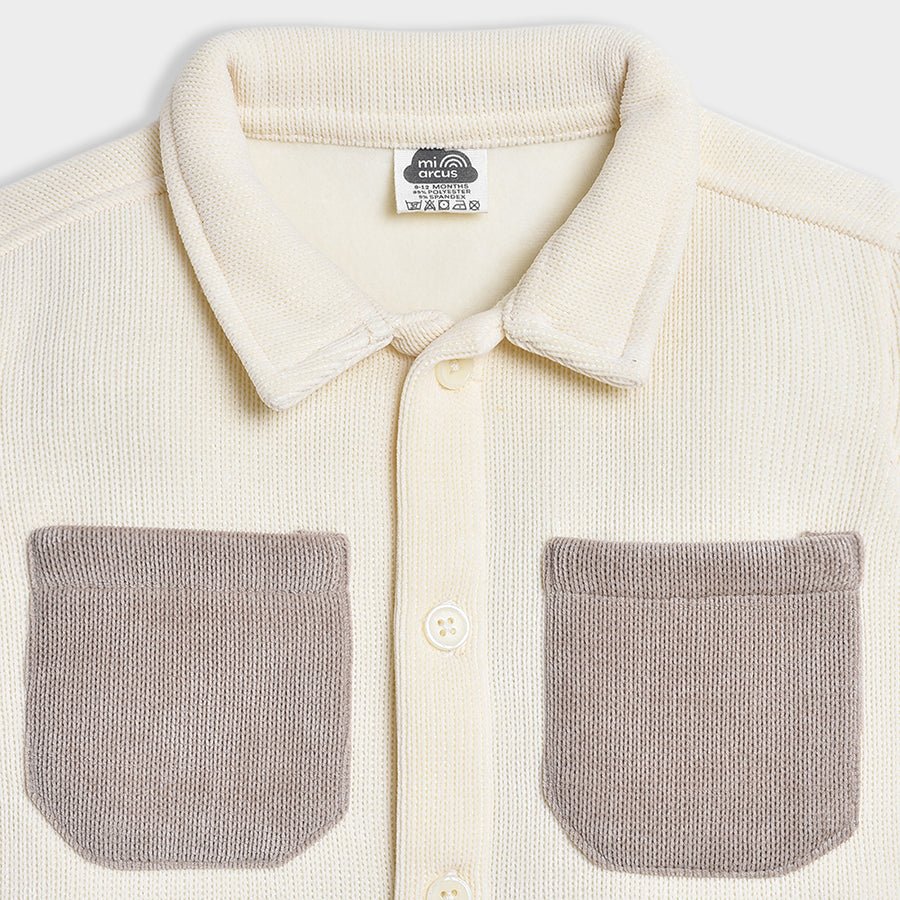 1Pk Blended Bonded Fleece Shirt Shirt 4