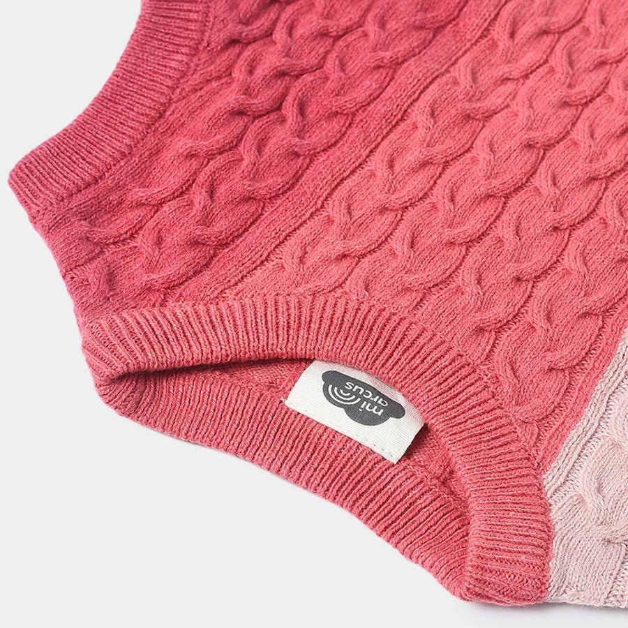 1Pk Blended Cable Knit Sleeveless Sweater Sweater Half Sleeves 12