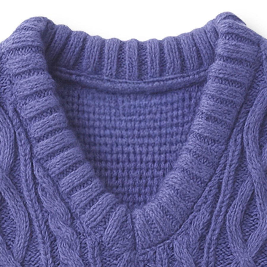 1Pk Blended Cable Knit Sleeveless Sweater Sleeveless Sweater 4