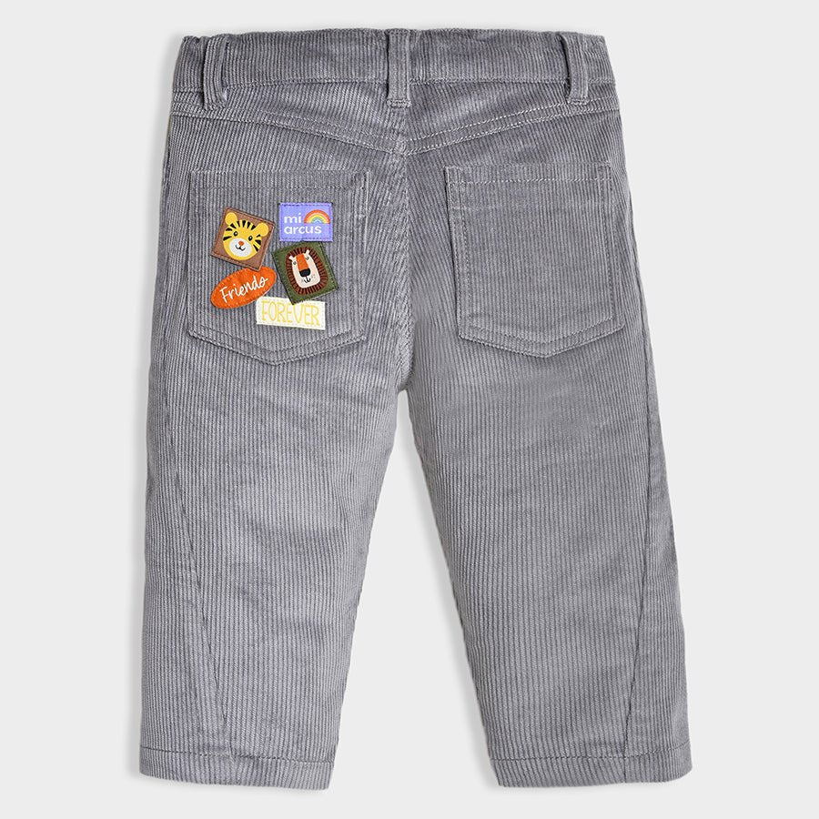 1Pk Blended Corduroy Trouser Trouser 3