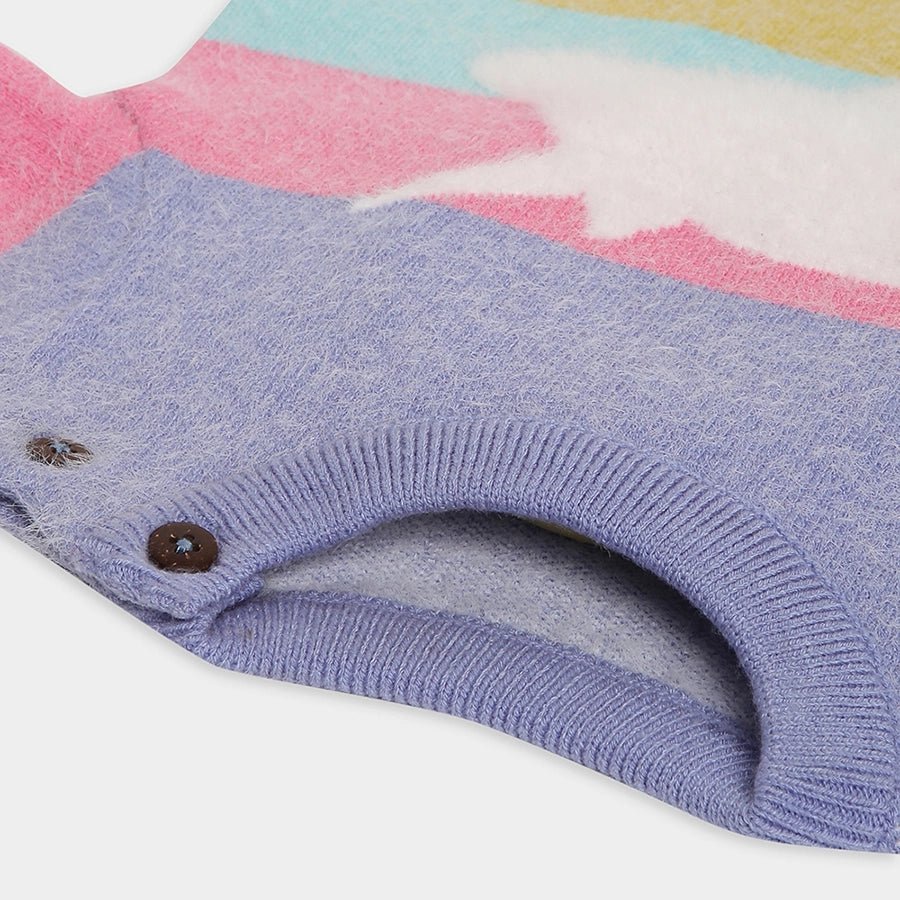 1Pk Blended Jacquard Knit Sweater Full Sleeves Sweater Full Sleeves 4