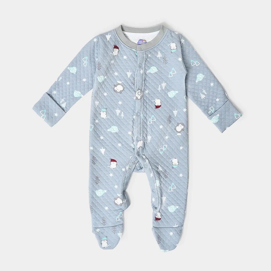 1Pk Blended Quilted Sleep Suit Sleep Suit 2
