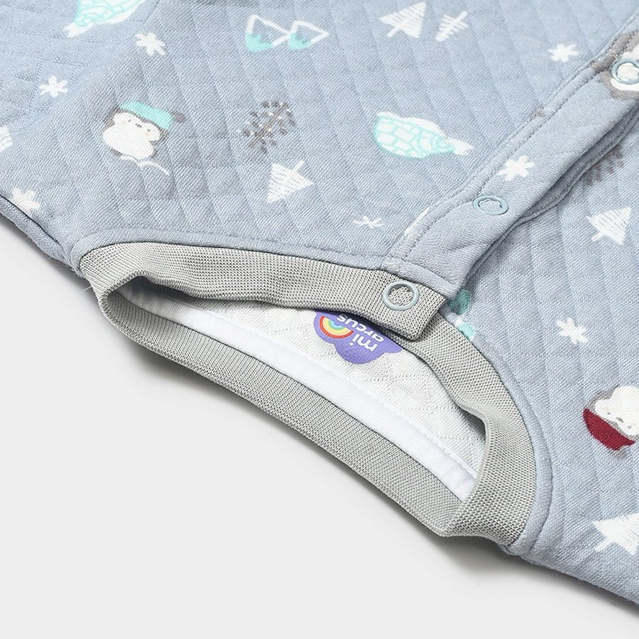 1Pk Blended Quilted Sleep Suit Sleep Suit 25
