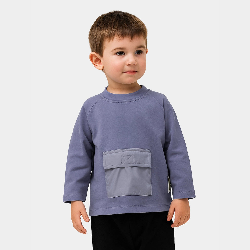 1Pk Blended Rib Knit Full Sleeve T-Shirt Full Sleeve T-Shirt 1