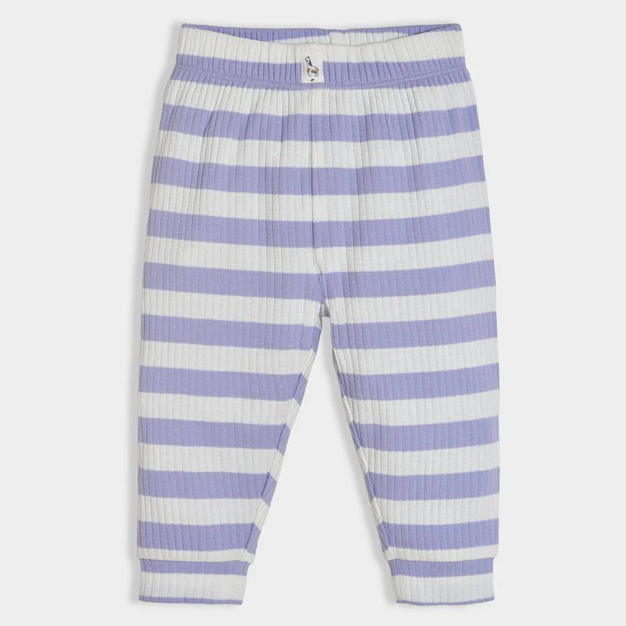 1Pk Blended Rib Knit Pyjama Pyjama 3