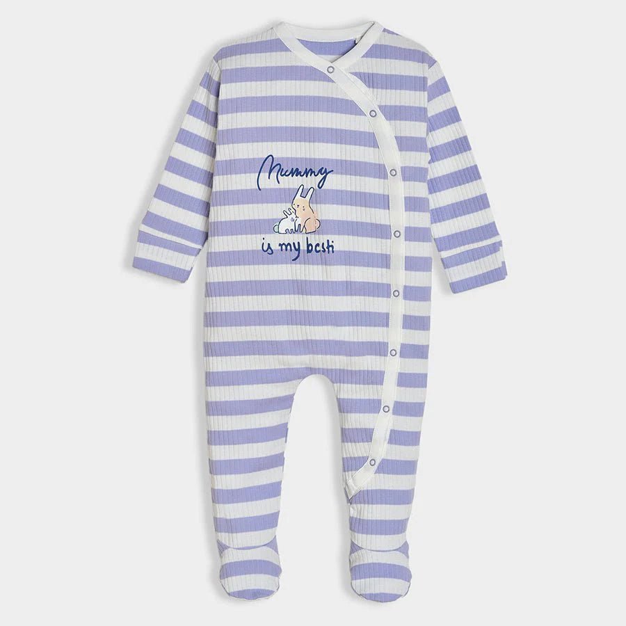 1Pk Blended Rib Knit Sleep Suit Sleep Suit 3