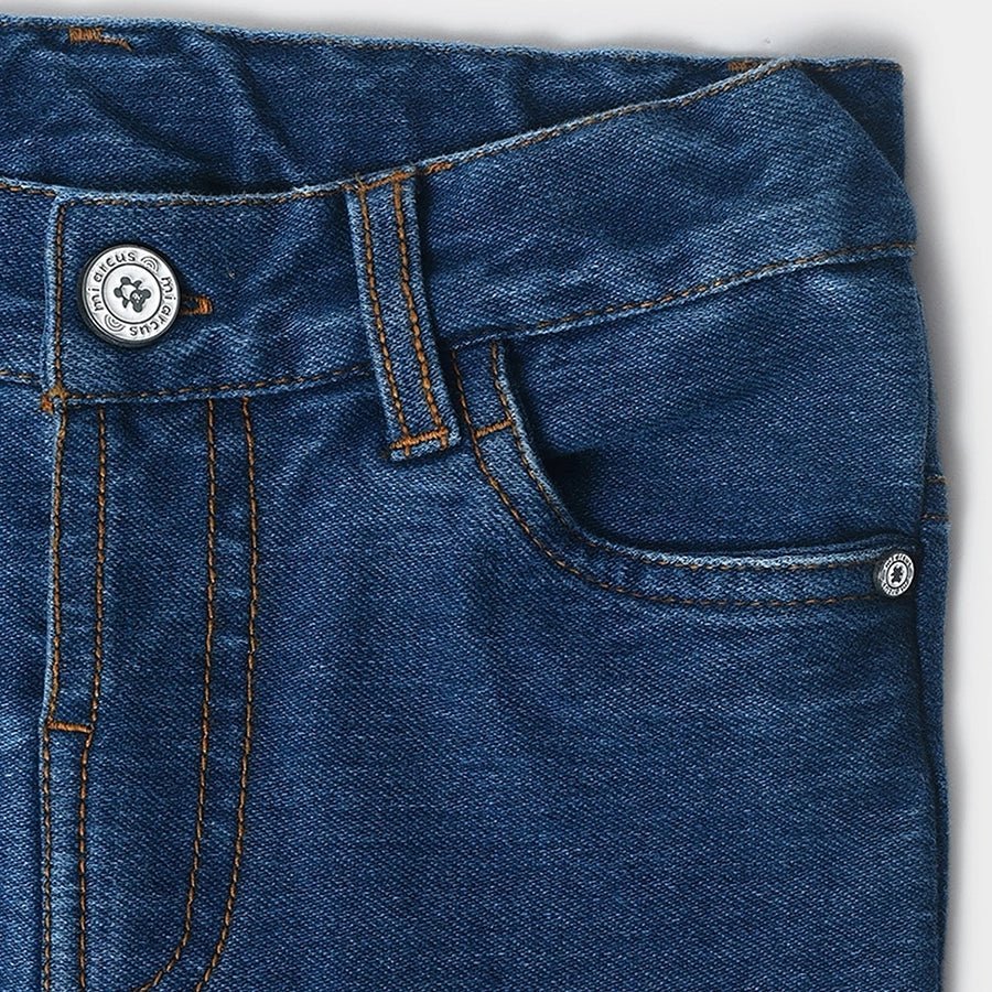 1Pk Blended Terry Denim Denim 5