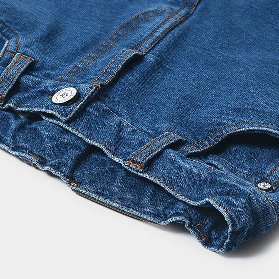1Pk Blended Terry Denim Denim 7