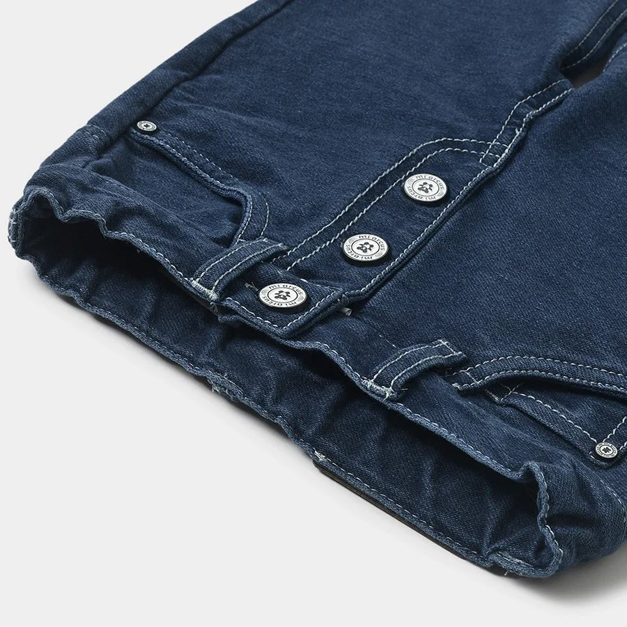 1Pk Blended Terry Denim Denim 13