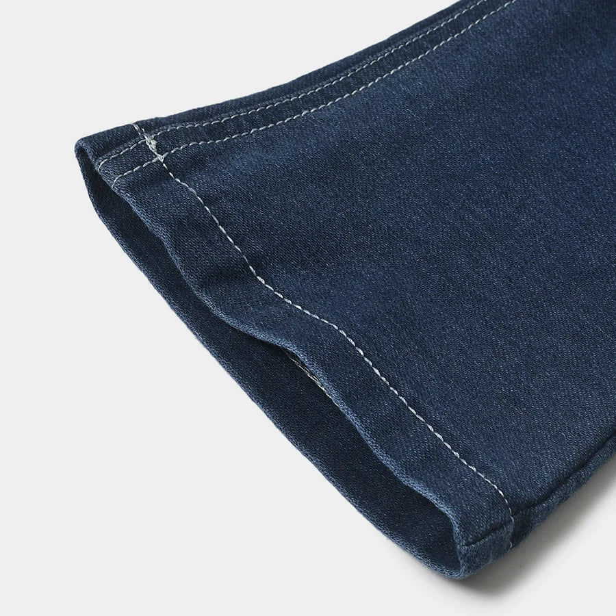 1Pk Blended Terry Denim Denim 14