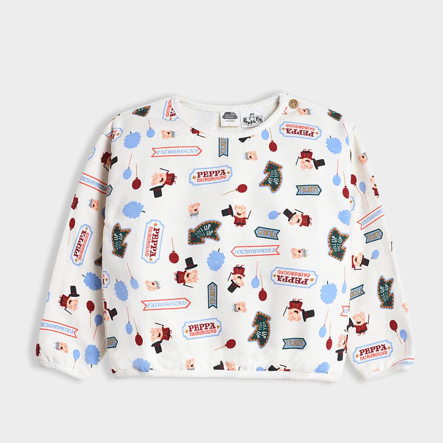 1Pk Blended Terry Sweatshirt Swaetshirt 2
