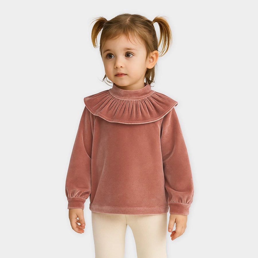 1Pk Blended Velvet Full Sleeve T-Shirt Full Sleeve T-Shirt 1