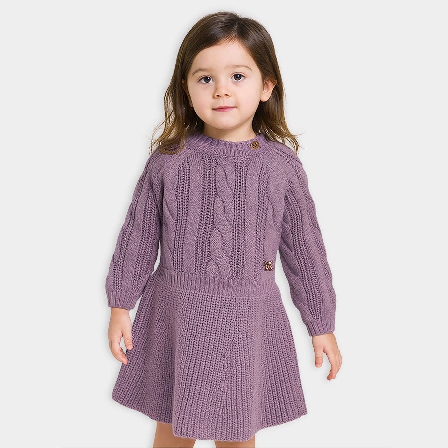 1Pk Cotton Cable Knit Frock Frock 1