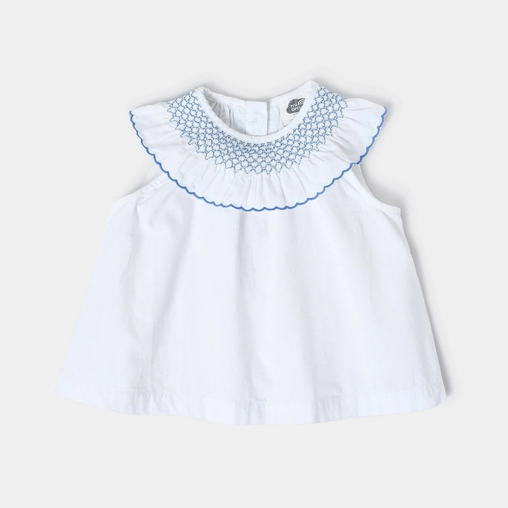 1Pk Cotton Chambray Frock Frock 2