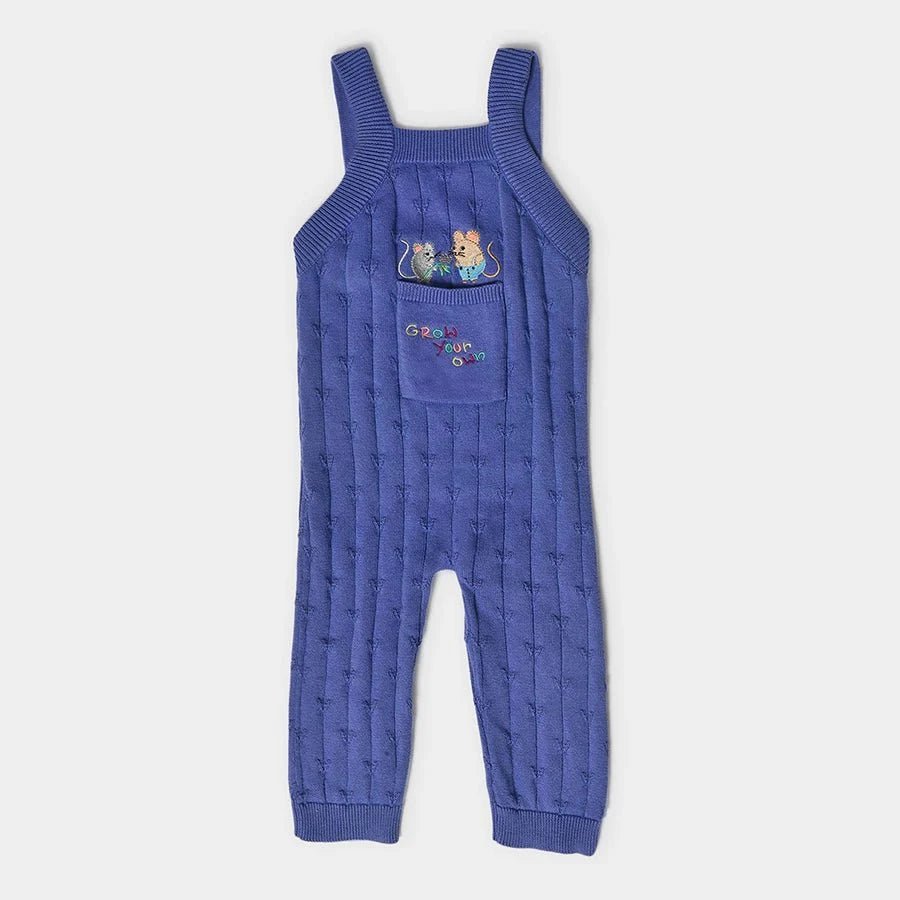 1Pk Cotton Fine Knit Dungaree Dungaree 6