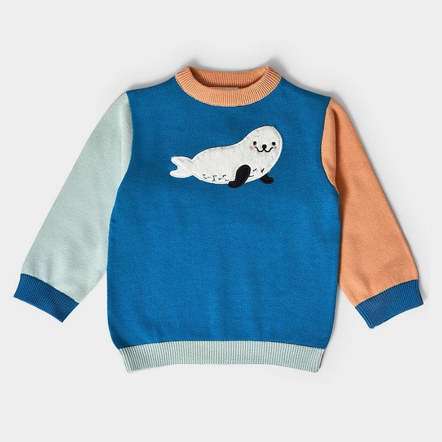 Mi Arcus - Frosty'z Unisex Seal Knitted Sweater - Sweater